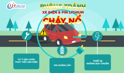 PHÒNG TRÁNH CHÁY NỔ XE ĐIỆN & PIN LITHIUM