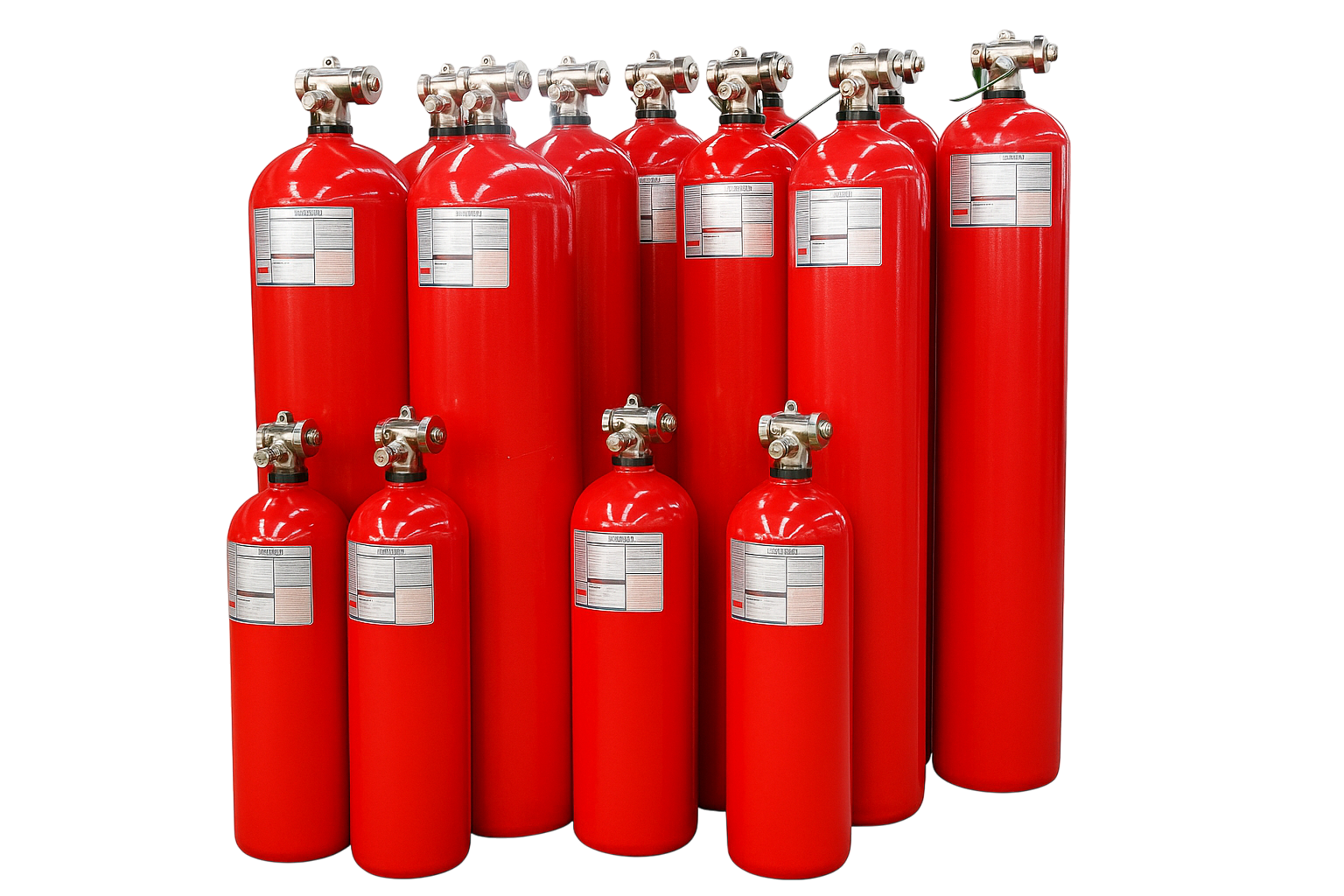 Bình chữa cháy khí FM-200 loại 180L