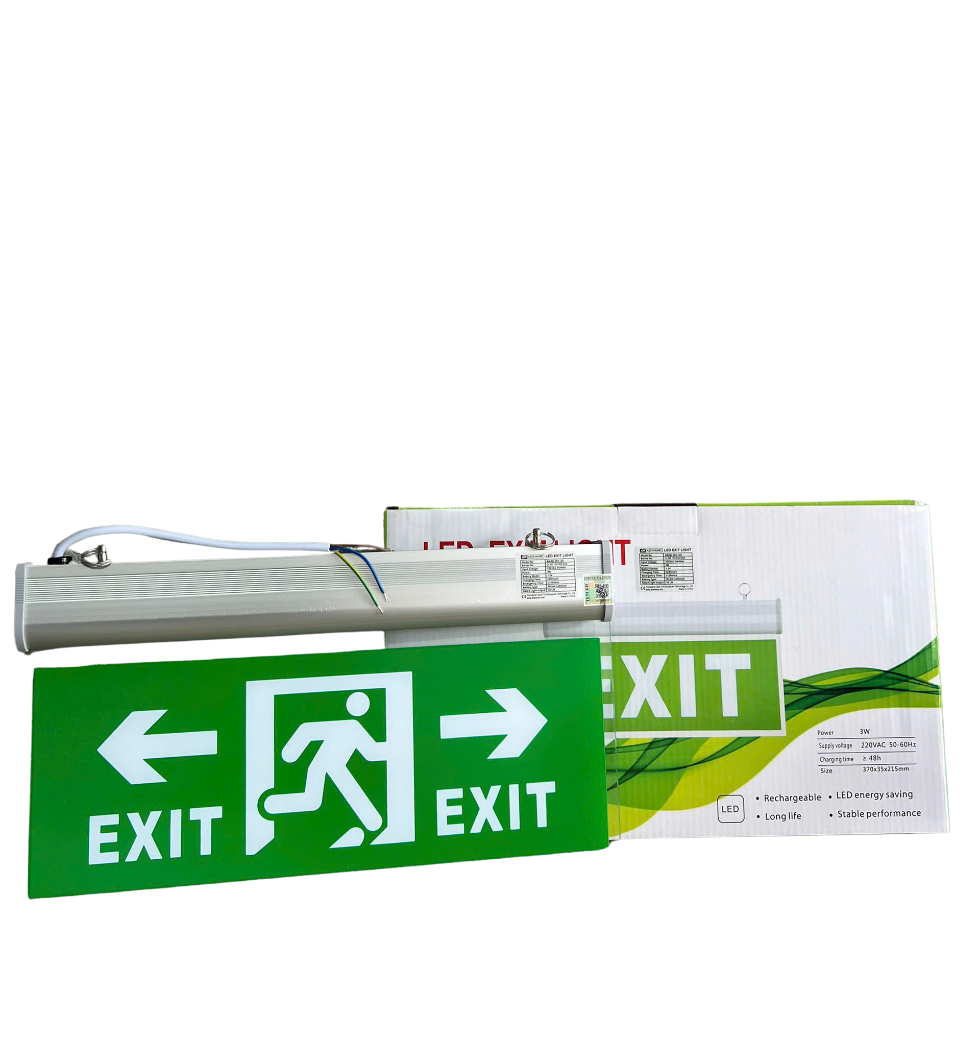 Đèn Exit thoát hiểm có 2 hướng
